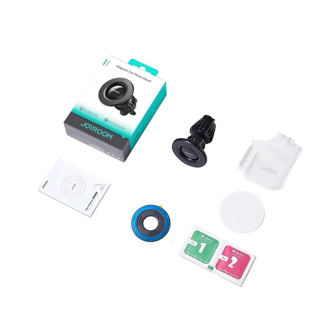 JOYROOM JR-ZS406 Magnetic Car Phone Holder - Dual Neodymium Magnet Vent Mount 3
