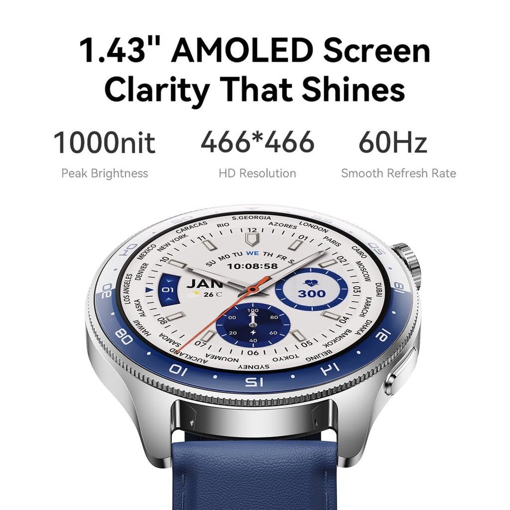 JOYROOM JR-FC3 Smartwatch - 1.43" AMOLED Display & Bluetooth 5.4 Calling 2