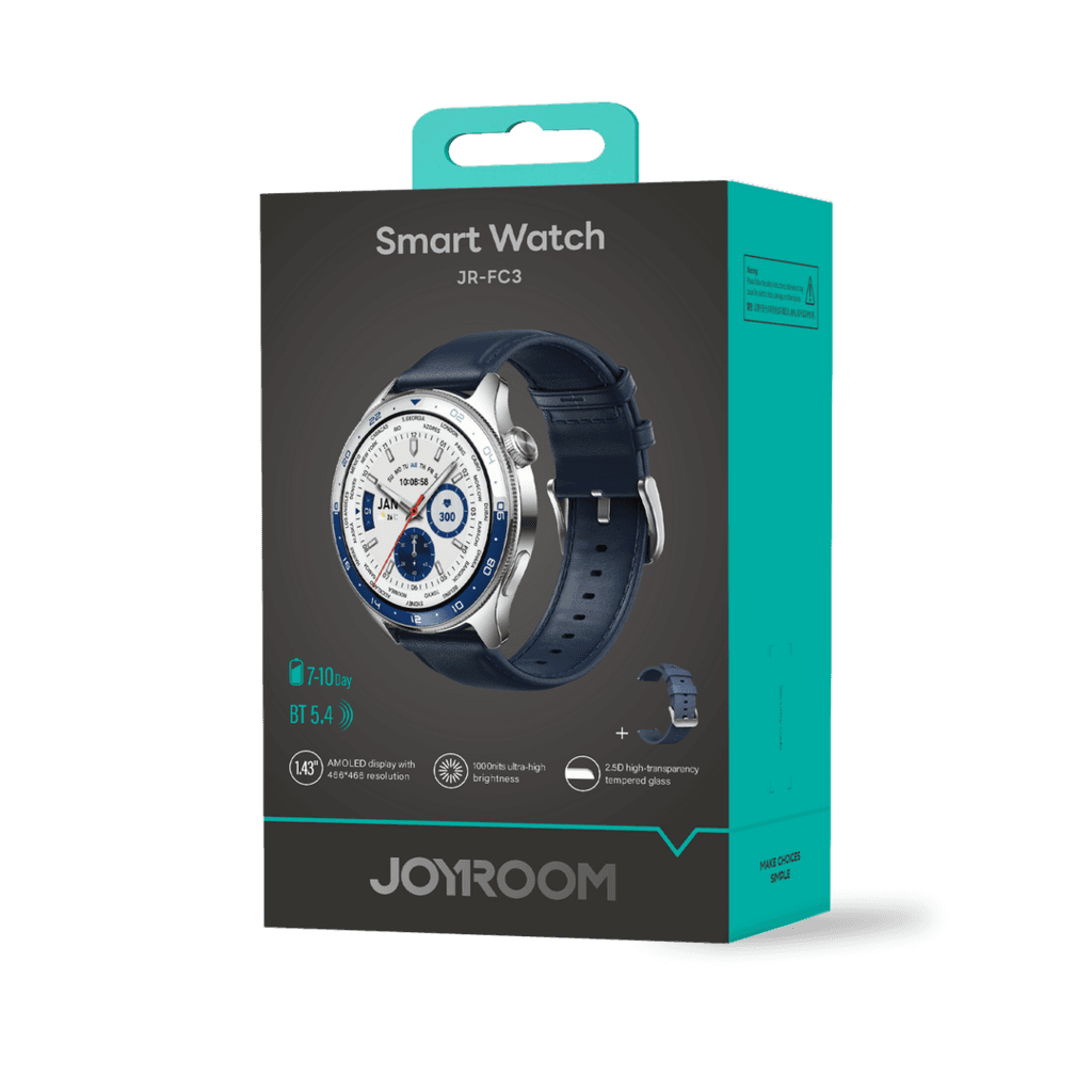 JOYROOM JR-FC3 Smartwatch - 1.43" AMOLED Display & Bluetooth 5.4 Calling 7