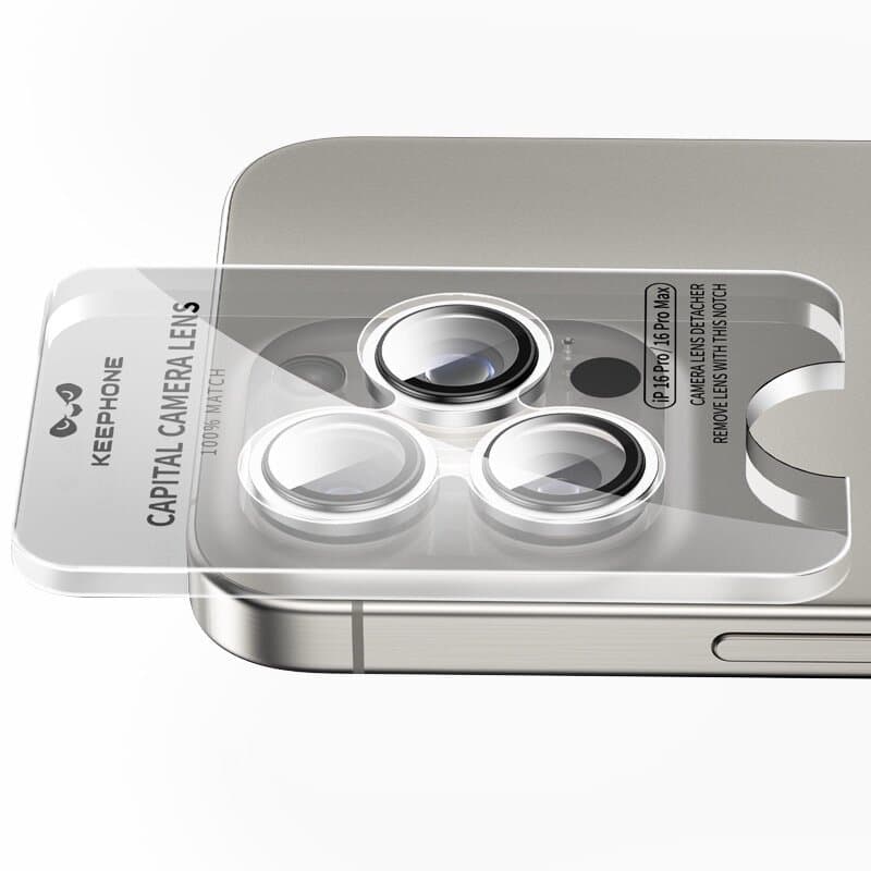 KEEPHONE CAPITAL HD Glass AR Ultra Clear Camera Lens Protector for iPhone 16 Pro / 16 Pro Max — photo 4