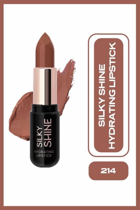 Golden Rose Silky Shine Hydrating Lipstick (No: 214) 2