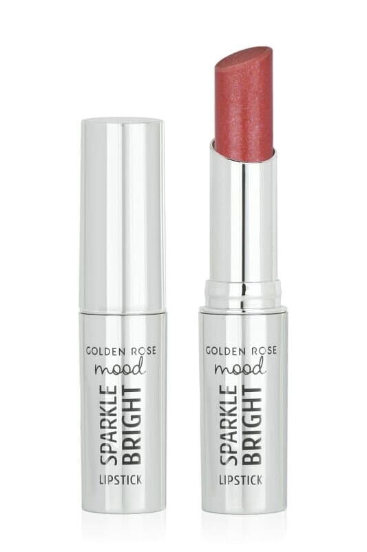 Golden Rose Mood Sparkle Bright Lipstick (151 Rosy Gem) 4