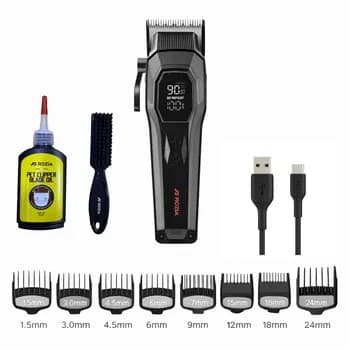 مەکینەی قژتاشینی ڕۆزیا S1 خێرایی 9000RPM بە پاتری گەورە