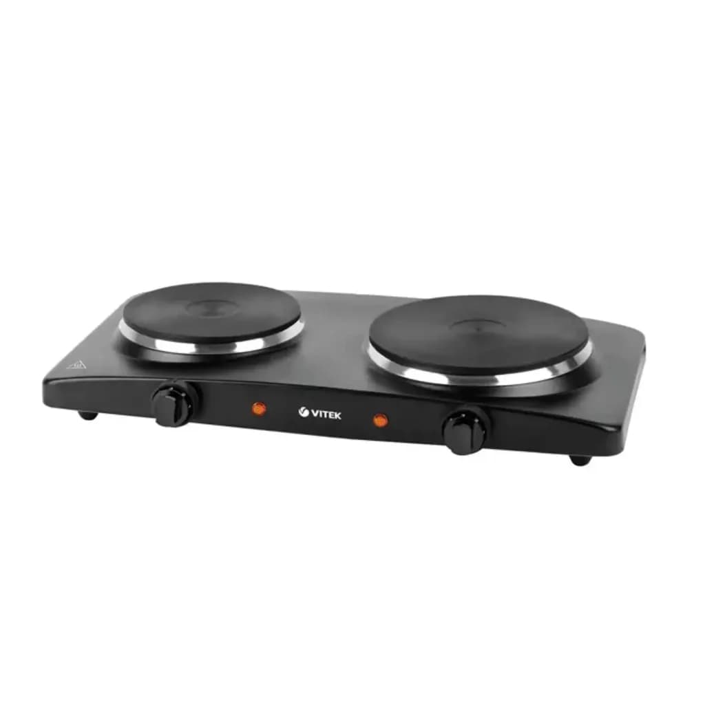 VITEK Double Burner Powerful Electric Cooker with Separate Controls and Safe Design 1