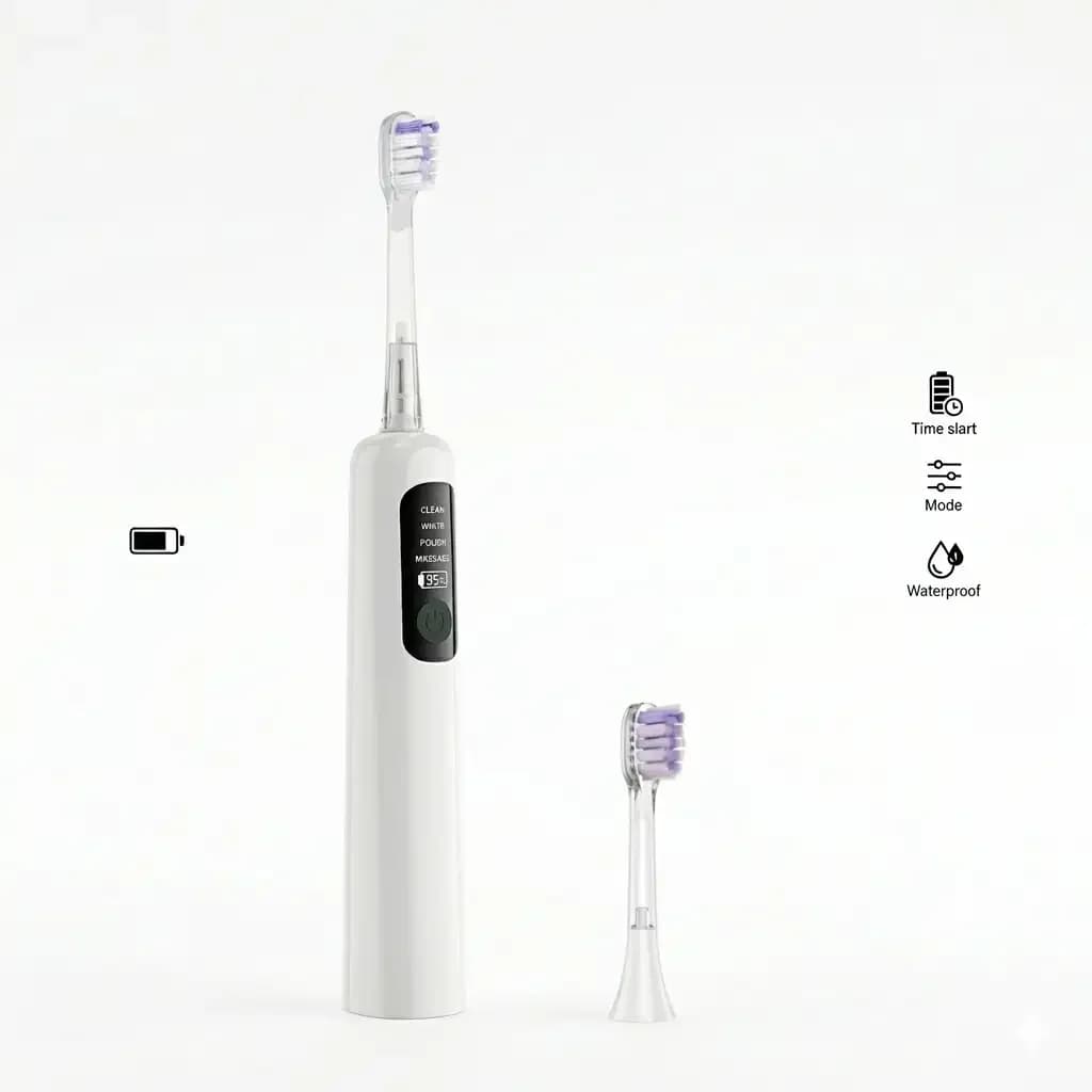Hoco Sonic Electric Toothbrush with 3 Modes and Waterproof Design 1
