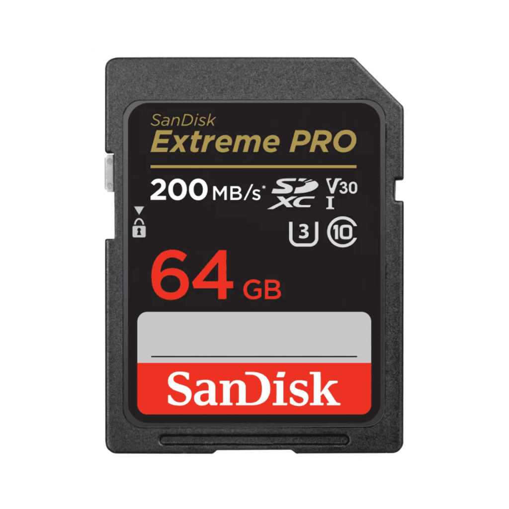 SanDisk Extreme Pro SDXC UHS-I Card 64GB 200MB/s 1