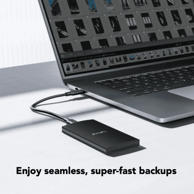 Lexar SL300 USB 3.2 Gen 2 Type-C Portable SSD, Black - 1TB 4