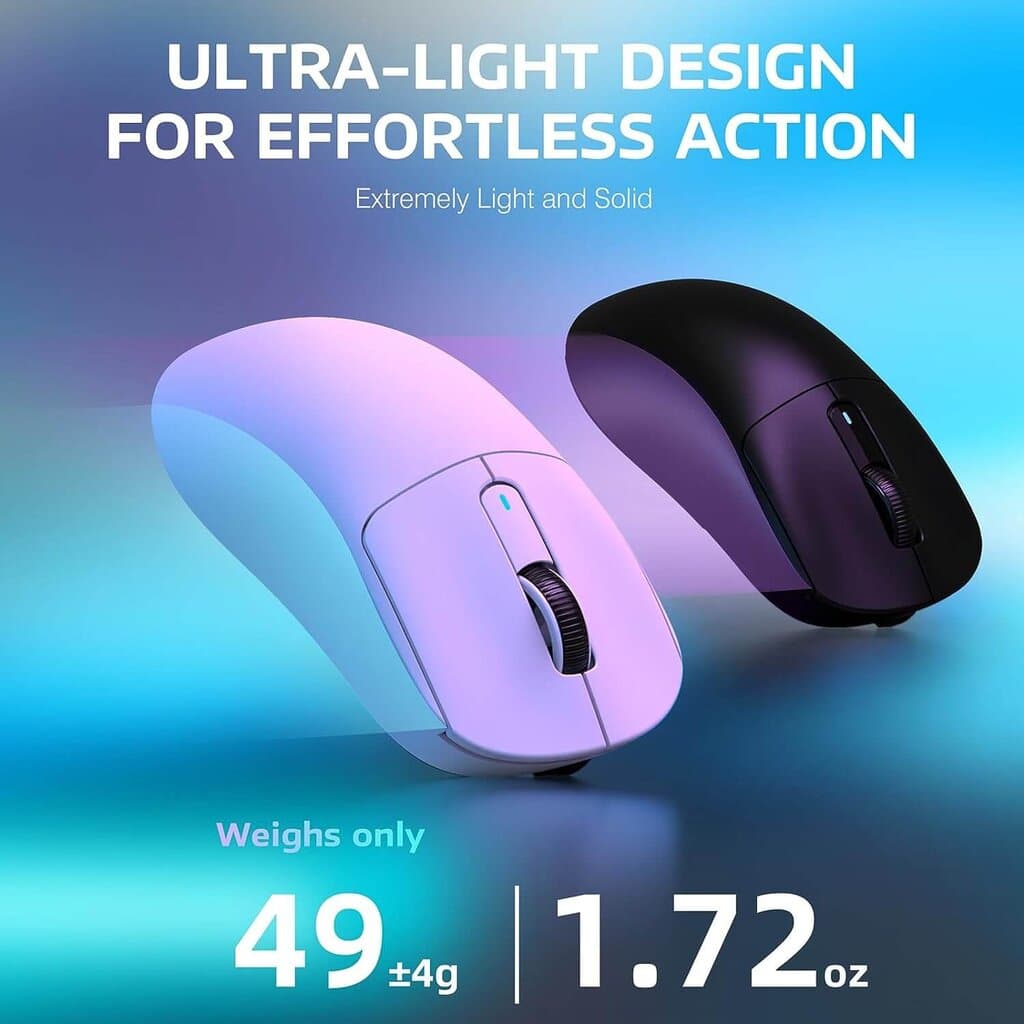 Attack Shark X6 Wireless Gaming Mouse – White 2