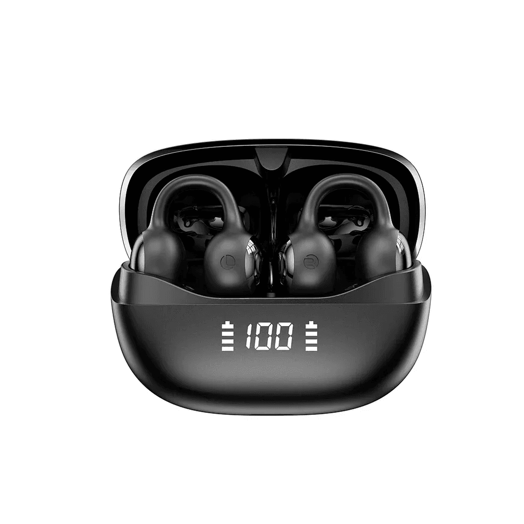 WiWU Ai302 Multilingual Real-time Translation Open-Ear Wireless Earbuds Black 1