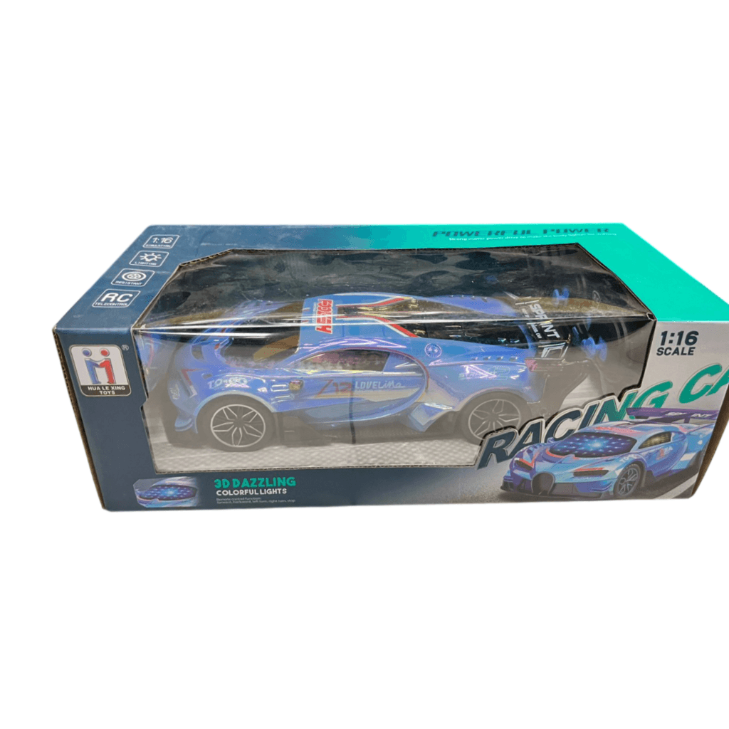 Racing car 3d dazzling colorful scale1:16 1