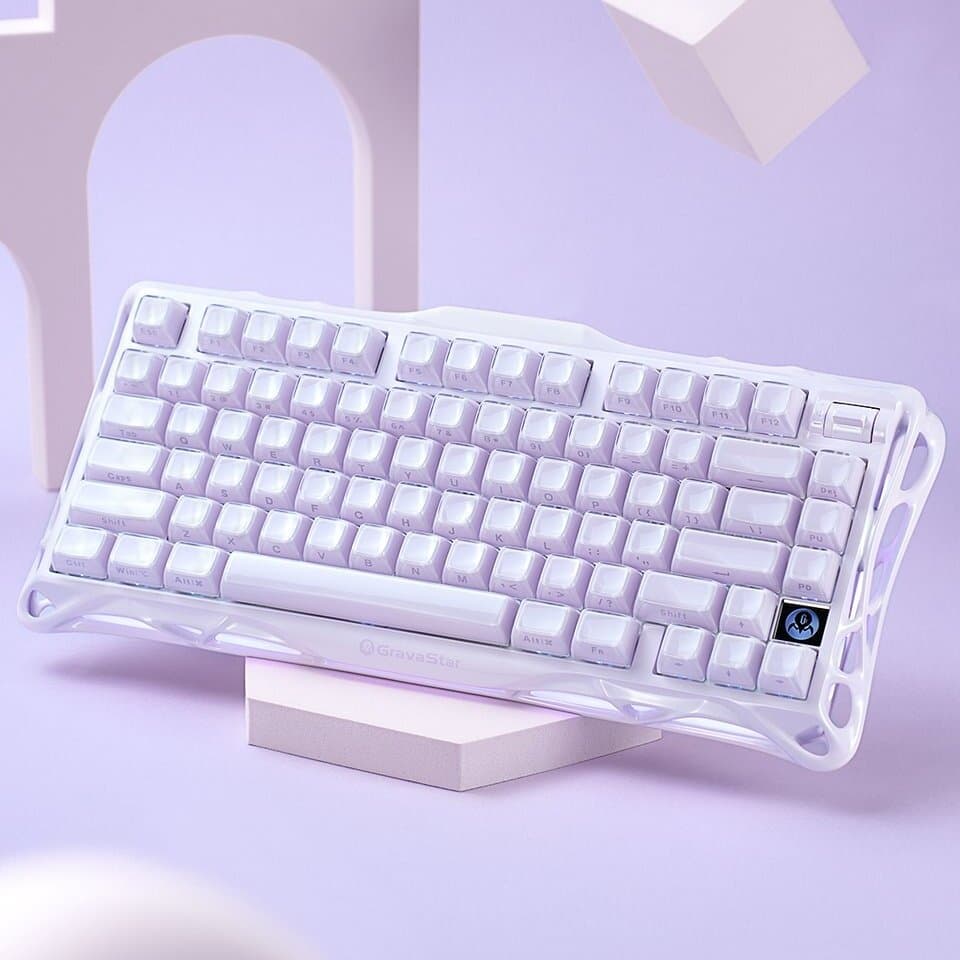 GravaStar Mercury V75 Gaming Keyboard – Hall‑Effect Magnetic‑Switch (Purple) 2