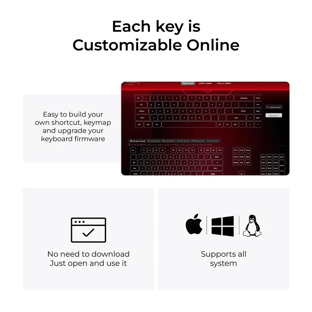 GAMEON MAGPRO Series GOMG1K8-RS 60% RGB Magnetic Mechanical Wired Gaming Keyboard 4