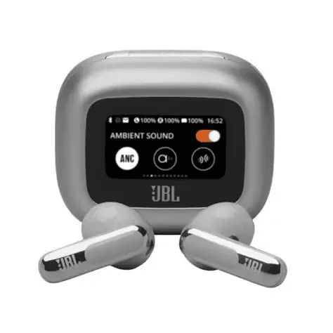JBL Live Flex 3 Silver 1