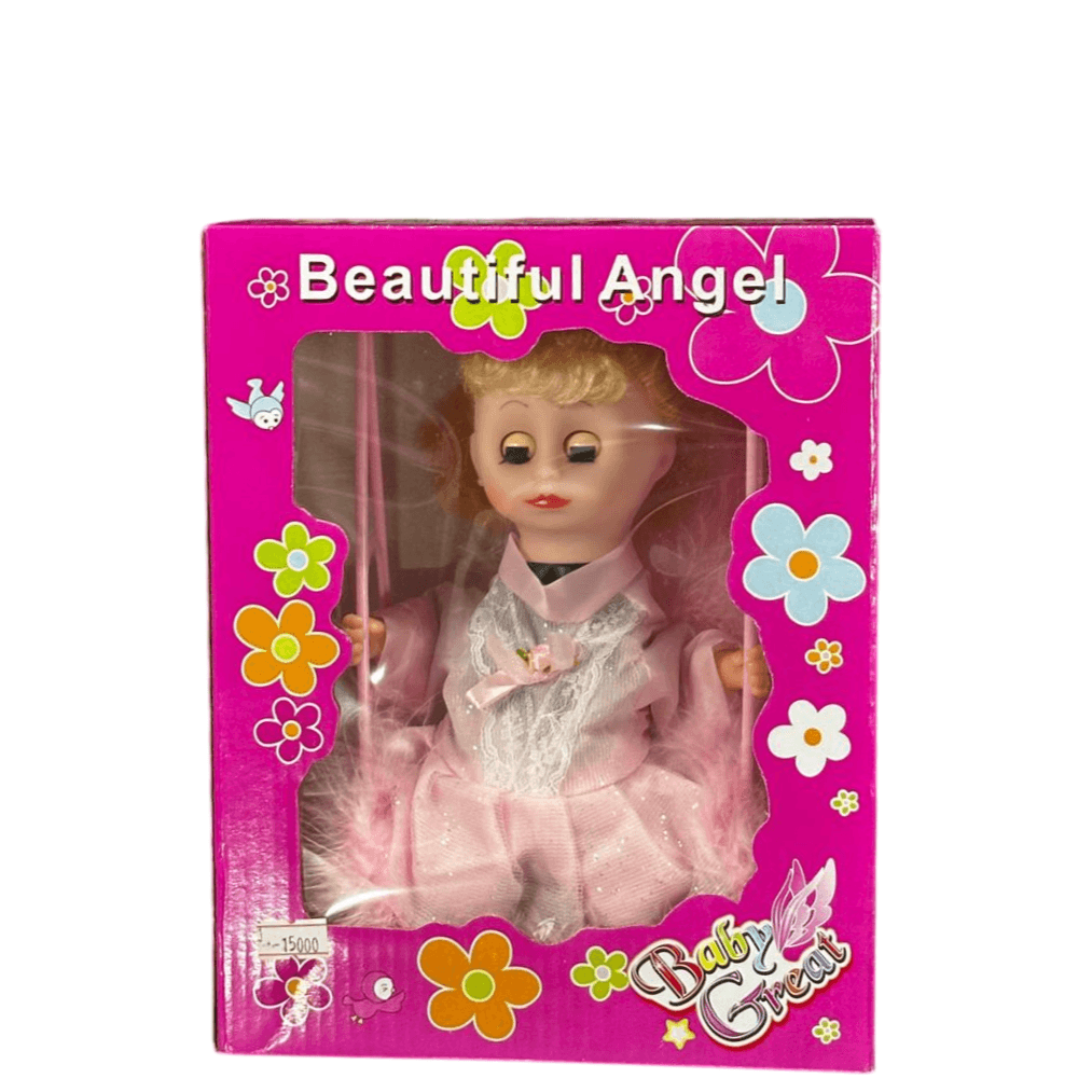 Beautiful Angel Pink Doll – Cute Decorative Collectible Toy 2