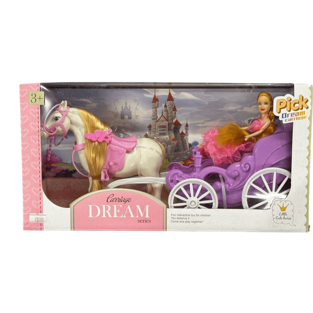 Barbie Horse Carriage Doll – Princess Carriage Toy Set 1
