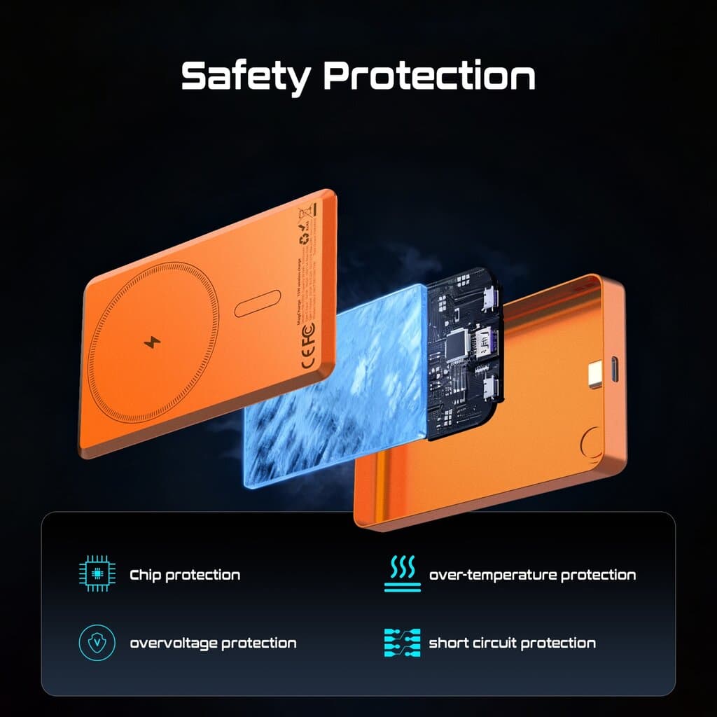 Power Bank Lito 5K Mah LP08 orange 7