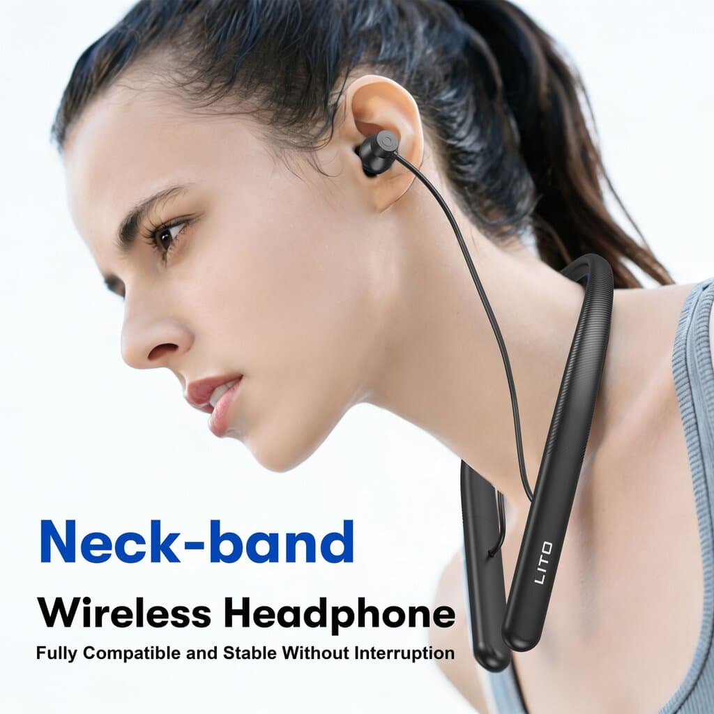 LITO LN01 Magnetic Wireless Neckband Earphones 5