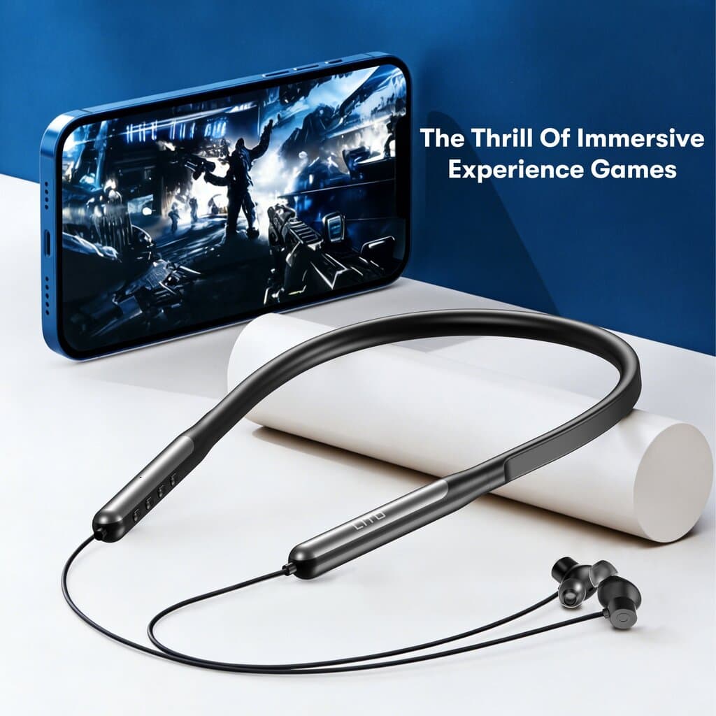 LITO LN02 Magnetic Wireless Neckband Earphones 4