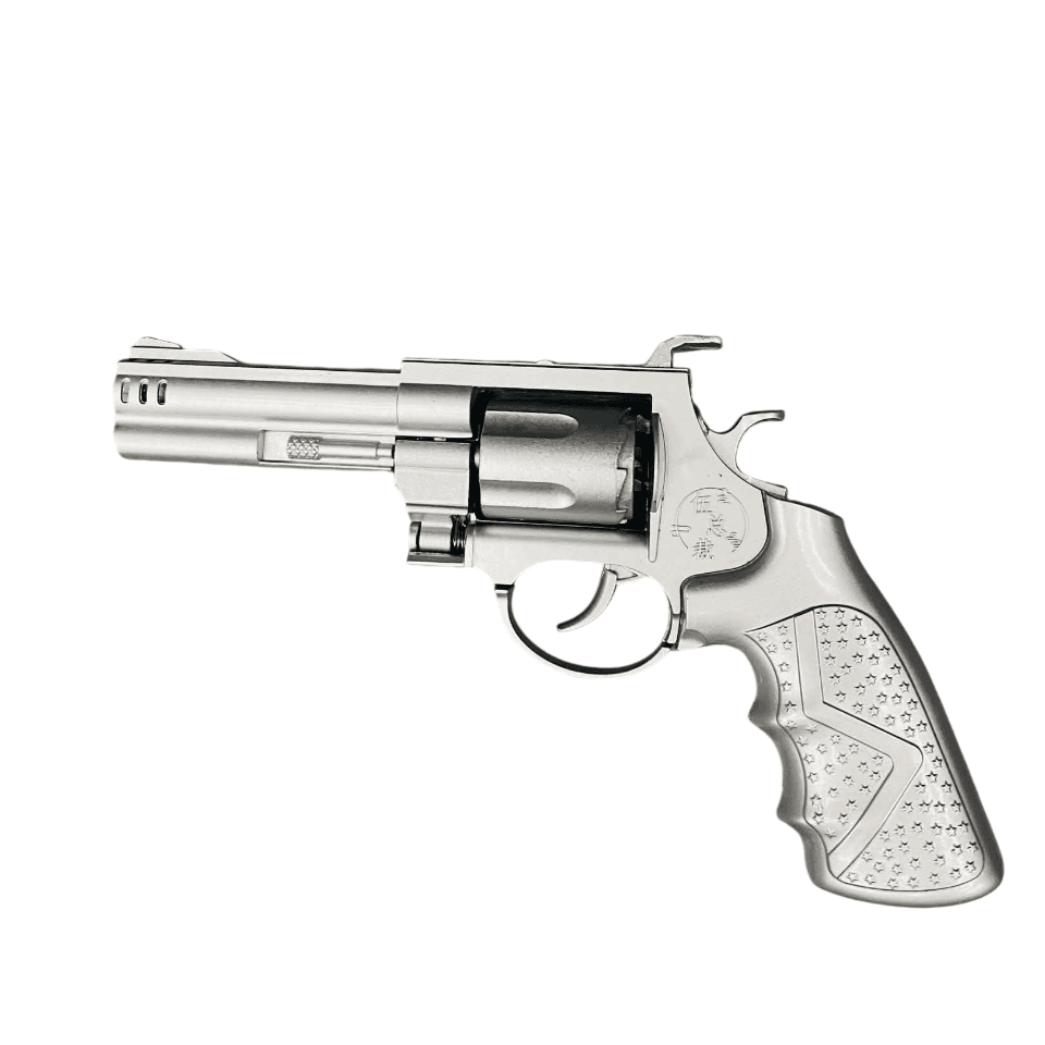 Metal Gun Design Large Size Windproof Lighter – Random Color 1