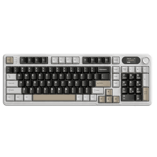 ATTACK SHARK X98 Pro Mechanical Keyboard (Cheese White) 1