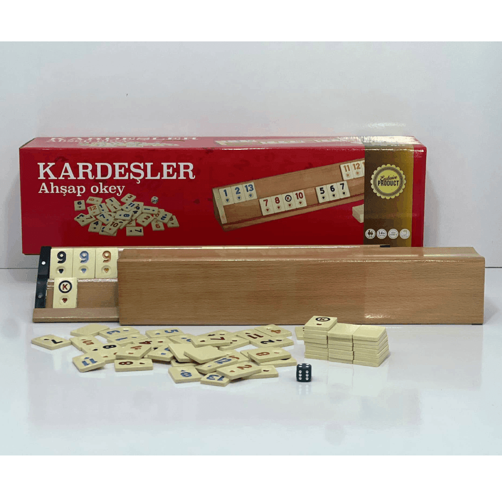 Okey Kardeshler Wood Board Set 2