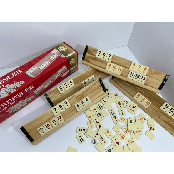 Okey Kardeshler Wood Board Set 4