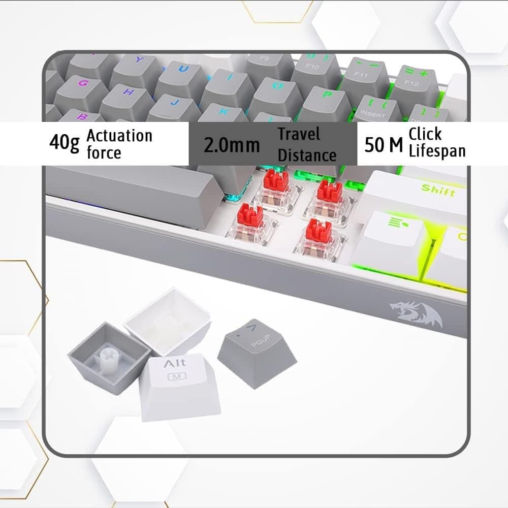 Redragon Fizz RGB 60% Wired Mechanical Gaming Keyboard – Arabic Layout 5