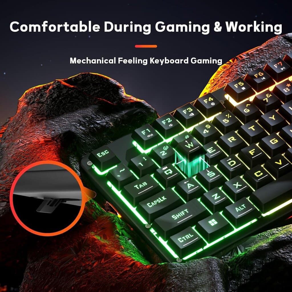 Redragon K521 RGB Wired Membrane Gaming Keyboard – Black 3