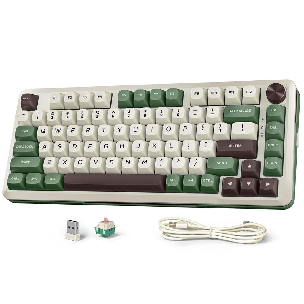 Redragon Wireless Mechanical Keyboard Gasket Mounted RGB 75％ Tri-Mode K681 CGC - Pro 1