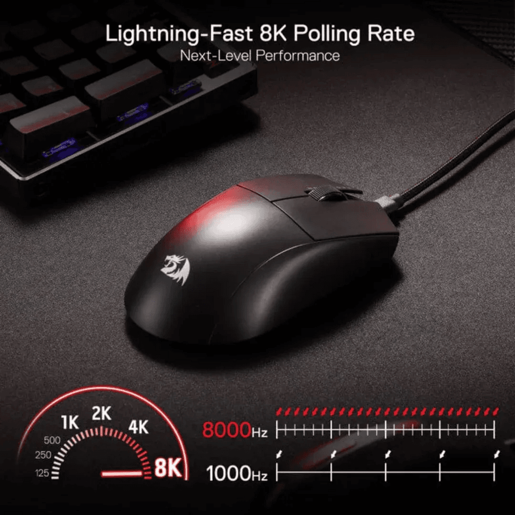 Redragon K1NG 8K M996 Wired Gaming Mouse – Black 3