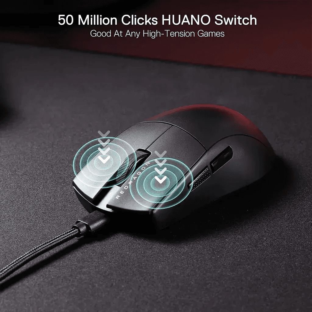 Redragon K1NG 8K M996 Wired Gaming Mouse – Black 5
