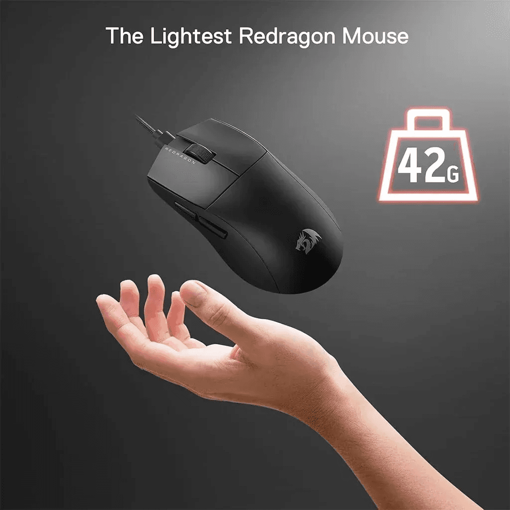 Redragon K1NG 8K M996 Wired Gaming Mouse – Black 9