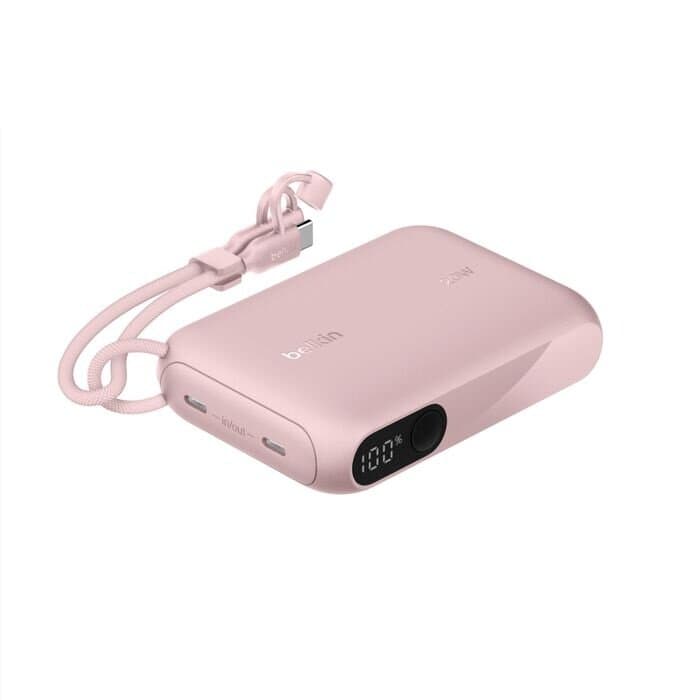 Belkin BoostCharge Power Bank 10,000mAh 20W – Pink 1