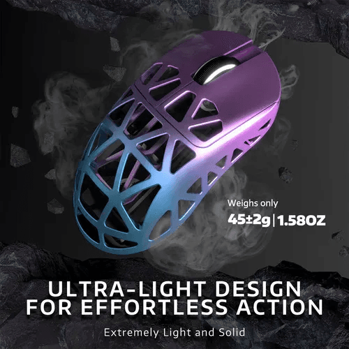 Attack Shark R2 Magnesium Alloy Wireless Gaming Mouse - Purple 7