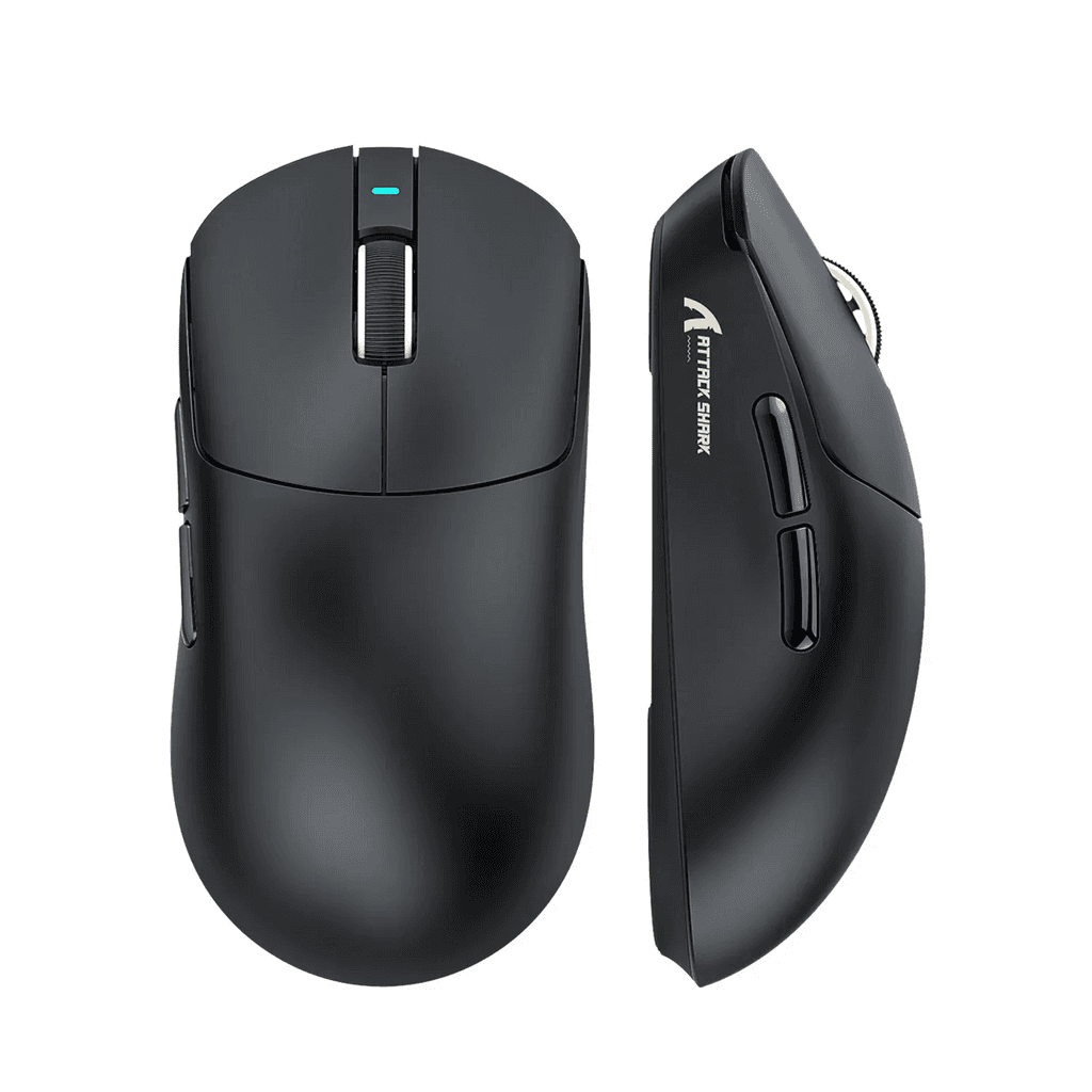 ATTACK SHARK X8 Ultra Tri-mode Wireless Gaming Mouse – Black 1