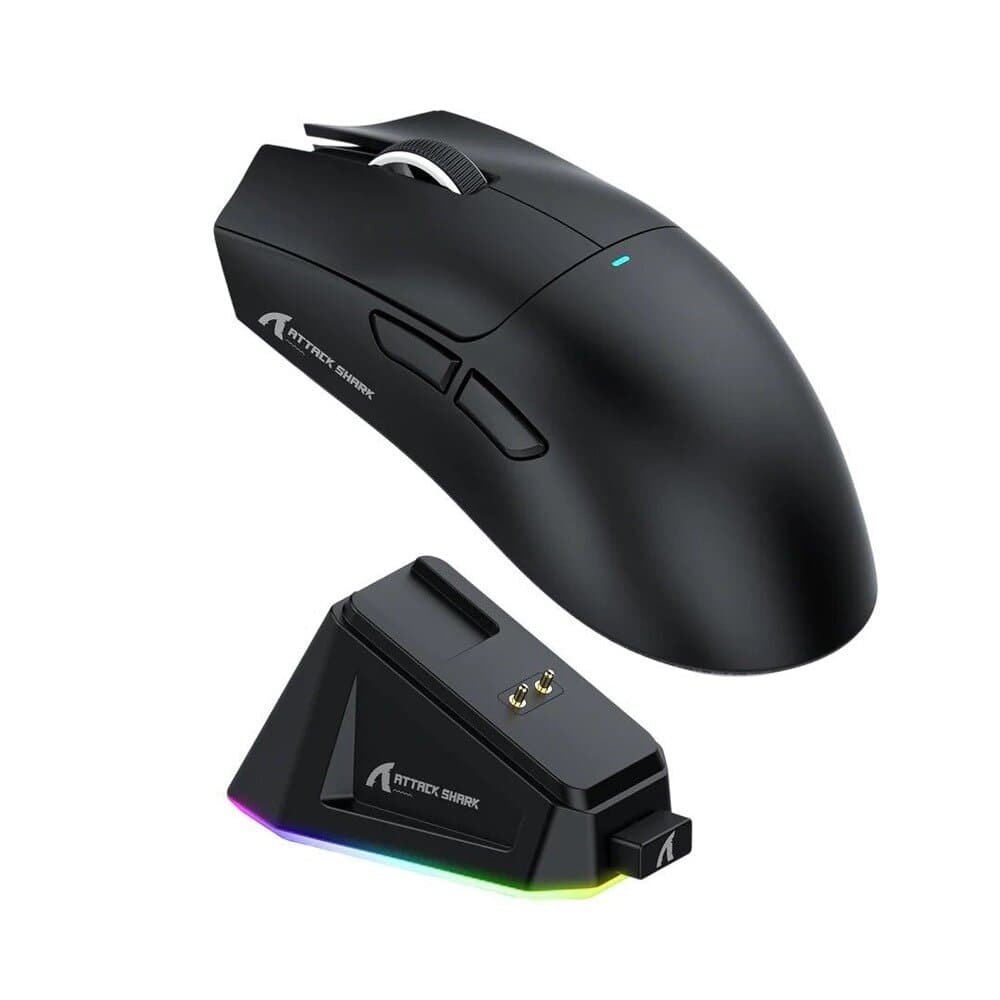 ATTACK SHARK X8 Ultra Tri-mode Wireless Gaming Mouse – Black 11