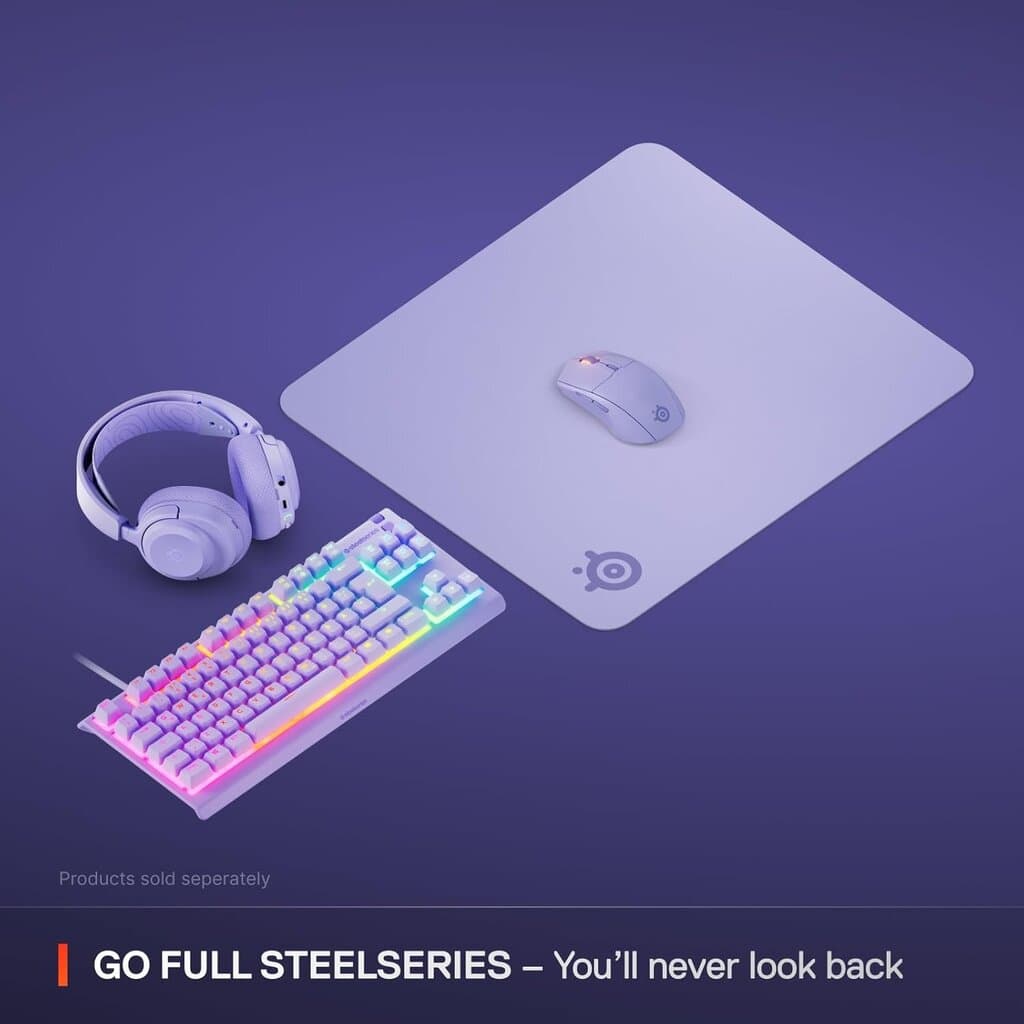 SteelSeries QcK Cloth Gaming Mouse Pad Size M - Purple 5