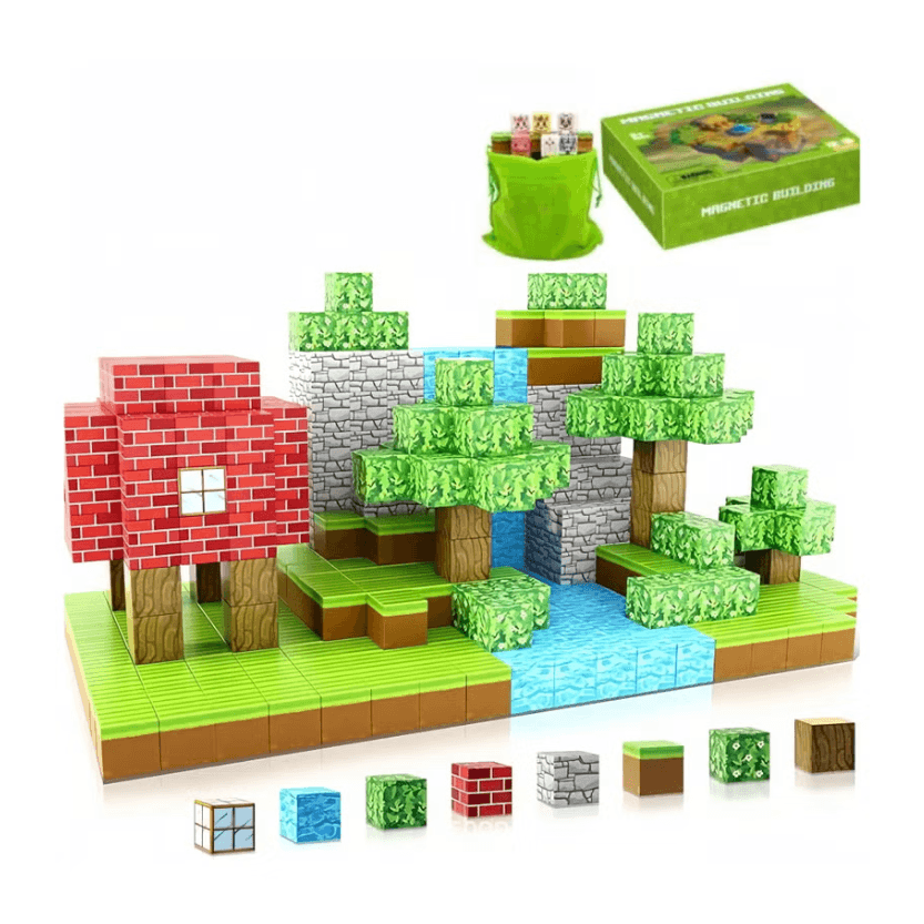 Minecraft Magnetic Building Garden Forest (100pcs) 2