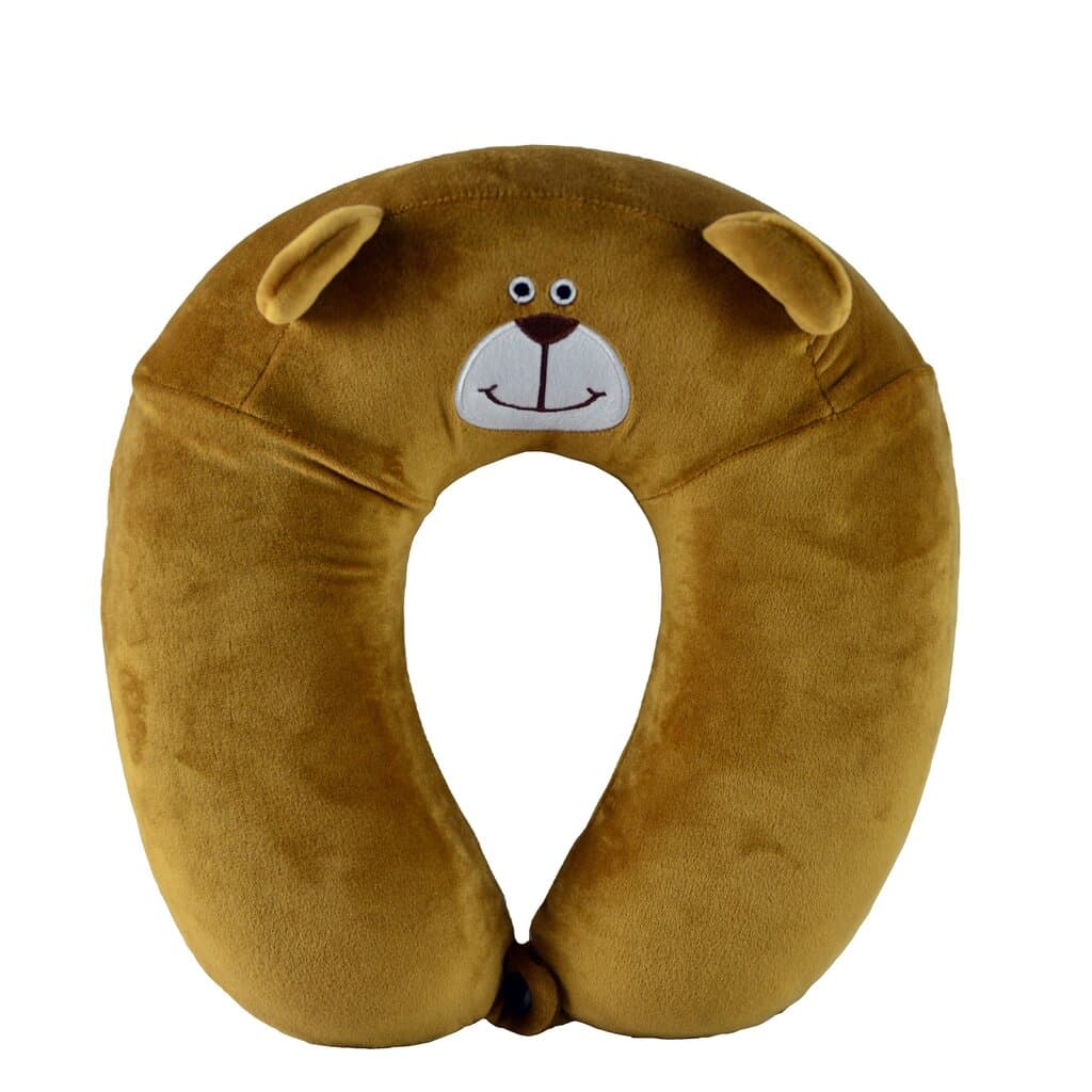 KawaII Cartoon U Shape Animal Neck Support Travel Pillow For Kids 1
