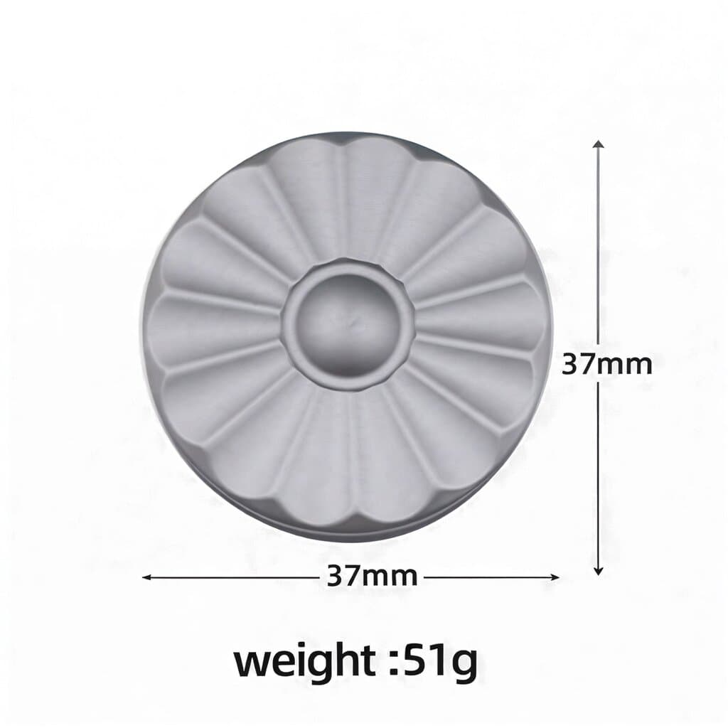 Flower Push Card (Silver) 1