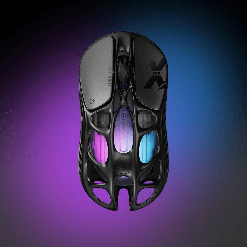 GravaStar Mercury X Pro 8Khz Wireless Gaming Mouse (Black) 4