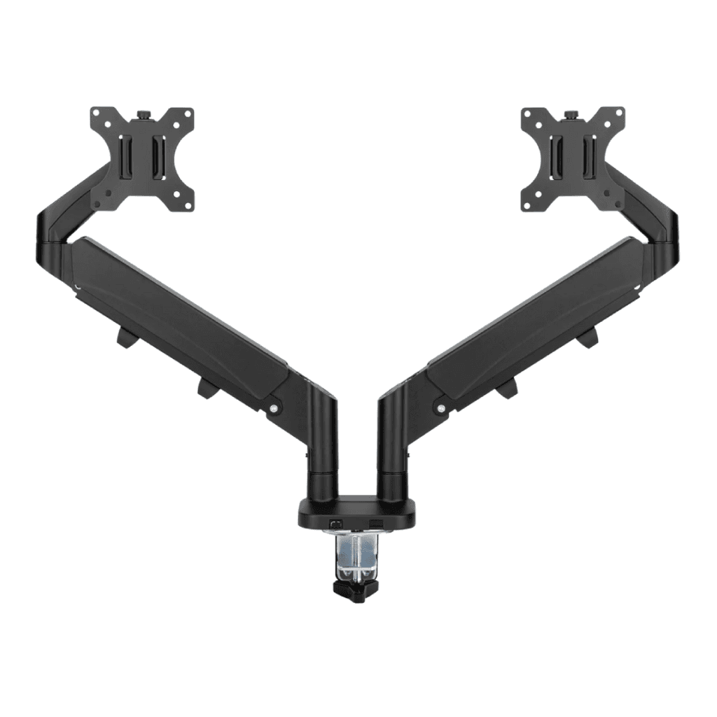 GameOn GO-5350 Dual Monitor Arm Mount For Gaming And Office Use, 17"-32", 9Kg Per Arm Capacity 2