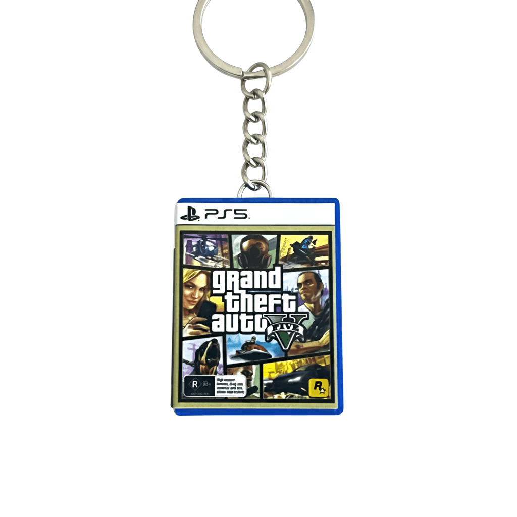 GTA V Mini CD Keychain – PS5 Edition 1