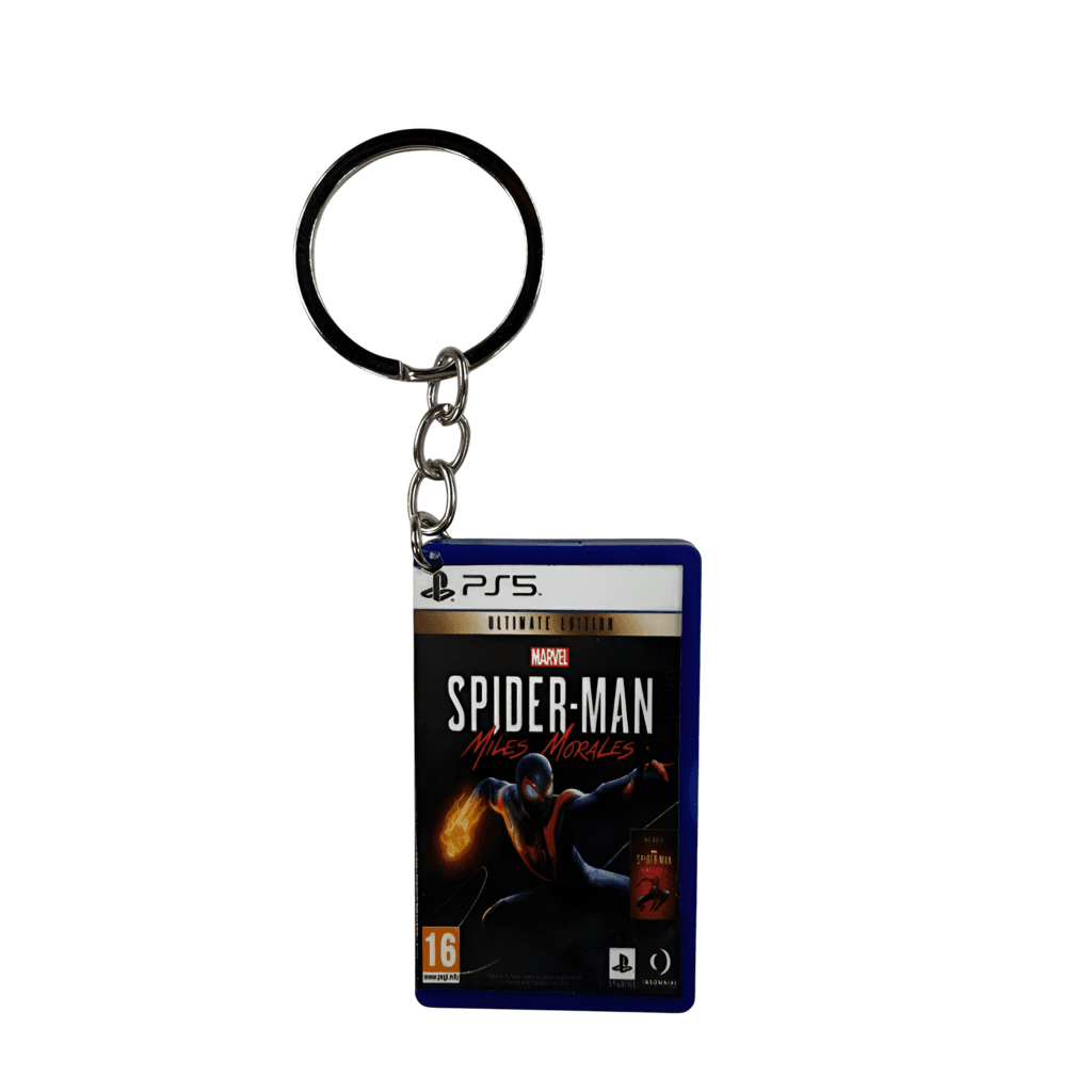 Spider-Man: Miles Morales Mini CD Keychain – PS5 Edition 1