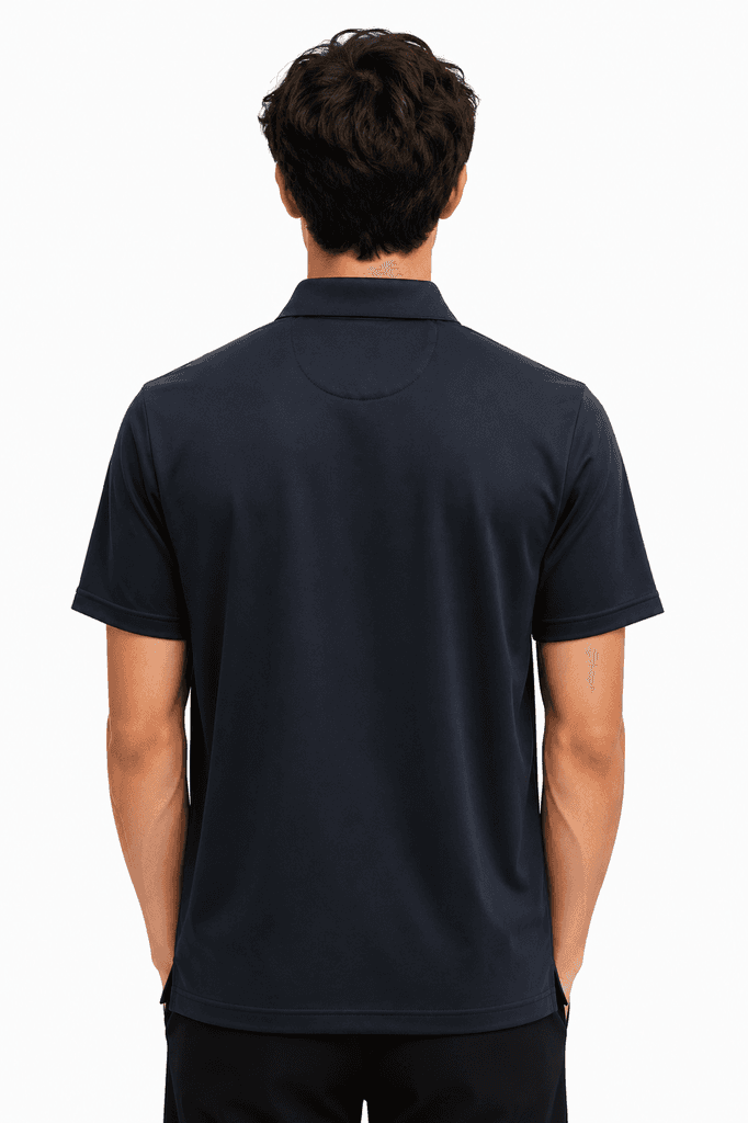 Prada Men's Master Quality Cotton T-Shirt - Navy Blue (XL) 2