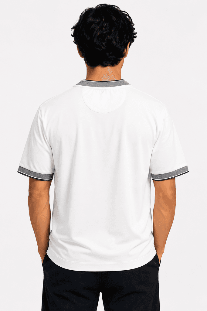 Brunello Cucinelli Men's Premium Cotton T-Shirt - White (XL) 2