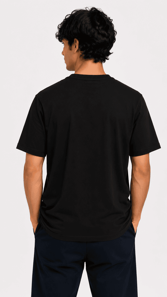 Loro Piana Men's Master Quality Cotton T-Shirt - Black (XL) — photo 2
