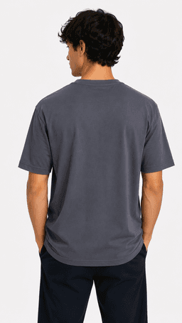 Loro Piana Men's Master Quality Cotton T-Shirt - Dark Gray (XL) — photo 2