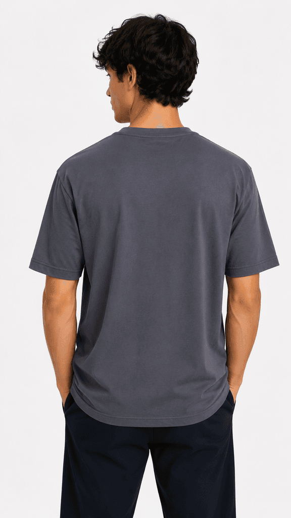 Loro Piana Men's Master Quality Cotton T-Shirt - Dark Gray (XL) — photo 2