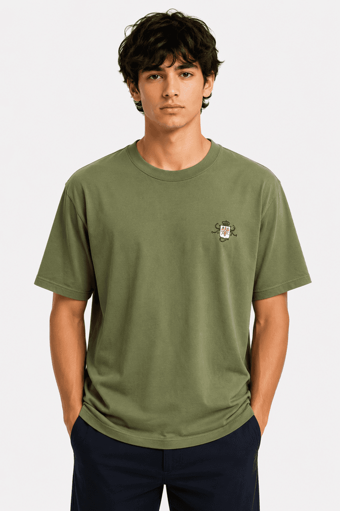 Loro Piana Men's Master Quality Cotton T-Shirt - Green (XL)